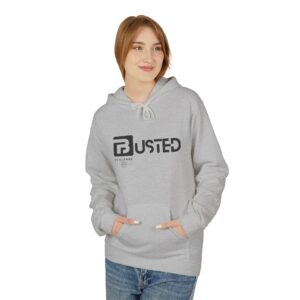 Busted Unisex Fleece Hoodie – Stylish Custom Graphic Sweatshirt for Cozy Fall & Winter, Perfect Gift for Casual Everyday Wear