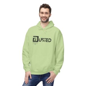 Busted Unisex Fleece Hoodie – Stylish Custom Graphic Sweatshirt for Cozy Fall & Winter, Perfect Gift for Casual Everyday Wear