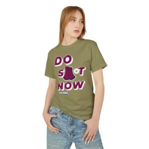 Do Sh*t Now Tee, Motivational T-Shirt for Daily Inspiration, Unisex Heavyweight Cotton Shirt, Relaxed Fit, Perfect Gift for Friends