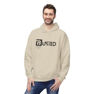 Busted Unisex Fleece Hoodie – Stylish Custom Graphic Sweatshirt for Cozy Fall & Winter, Perfect Gift for Casual Everyday Wear