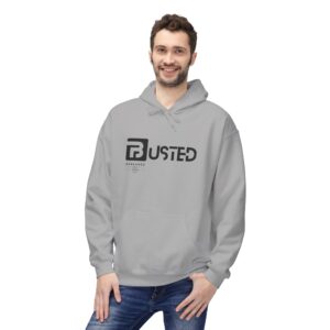 Busted Unisex Fleece Hoodie – Stylish Custom Graphic Sweatshirt for Cozy Fall & Winter, Perfect Gift for Casual Everyday Wear