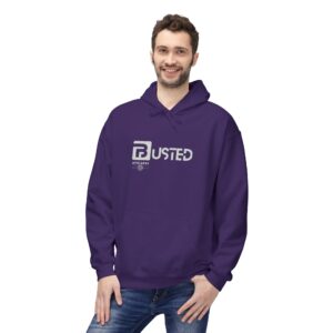 Busted Unisex Fleece Hoodie – Stylish Custom Graphic Sweatshirt for Cozy Fall & Winter, Perfect Gift for Casual Everyday Wear