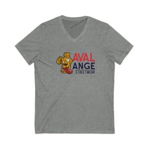 Streetwear V-Neck Tee with Playful Graphic, Casual Wear, Graphic Tee, Unisex T-Shirt, Gift for Trendsetters, Street Style